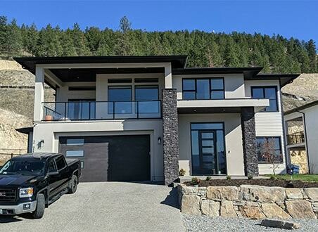 A new home by Corey Knorr Construction in Kelowna, British Columbia.