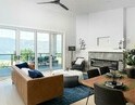 Living room in a home by Carrington Homes in Kelowna, British Columbia. 