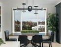 Dining room in a home by Carrington Homes in Kelowna, British Columbia. 