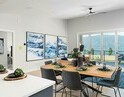 Dining room in a home by Carrington Homes in Kelowna, British Columbia. 