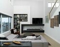 Living room in a home by Carrington Homes in Kelowna, British Columbia. 