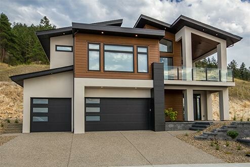 Exterior of a home by Carrington Homes in Kelowna, British Columbia. 