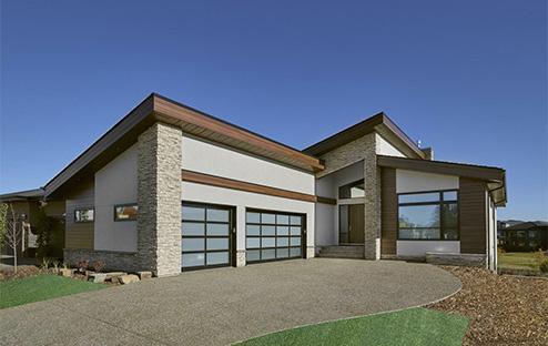 Exterior of a home by Kimberley Homes in Kelowna, British Columbia.