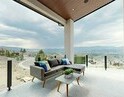 Patio in a home by Carrington Homes in Lone Pine Estates in Kelowna, British Columbia. 