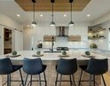 Kitchen in a home by Carrington Homes in Lone Pine Estates in Kelowna, British Columbia. 