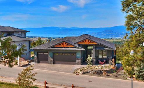 A new home by Corey Knorr Construction in Kelowna, British Columbia.