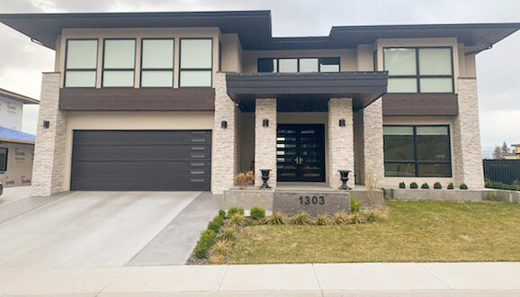 A new home by Corey Knorr Construction in Kelowna, British Columbia.