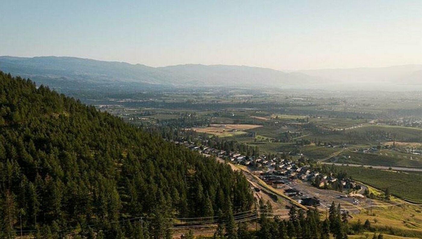 Views from Lone Pine Estates in Kelowna, British Columbia.