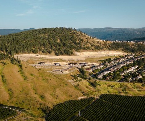 Views from Lone Pine Estates in Kelowna, British Columbia.