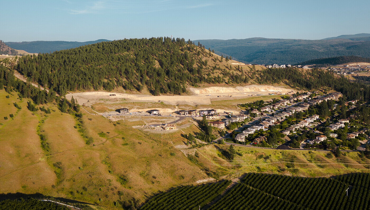 Views from Lone Pine Estates in Kelowna, British Columbia.